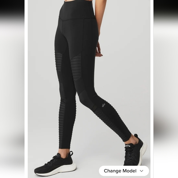 ALO Yoga Pants - High-Waist Moto Legging